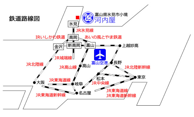 鉄道路線図